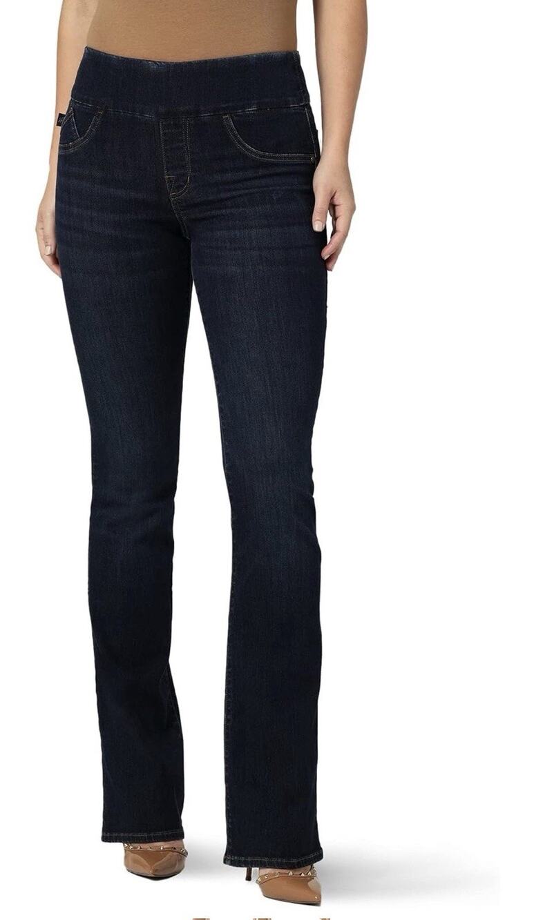 Rock & Republic Women's Rx Fever Pull On Bootcut Jean Size 4 Dark Indigo